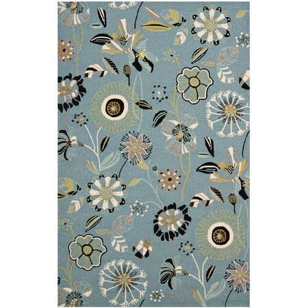 Safavieh Four Seasons Hand Hooked Runner Rug, Blue and Multi Color - 2 x 6 ft. FRS482B-260